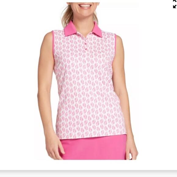 Lady hagen golf tank printed top size small - Picture 1 of 7